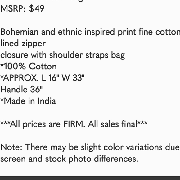 1 left😀NWT Ruggine twist and shout boho bag - Picture 7 of 8